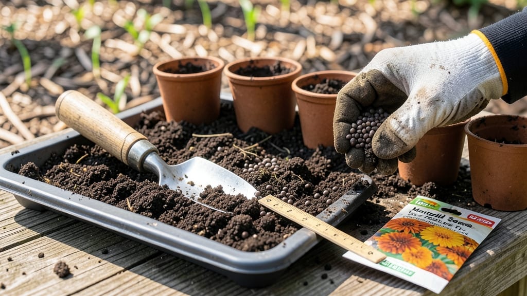 Marigold Seed Depth: Exact Inches for Fast Germination and Strong Starts