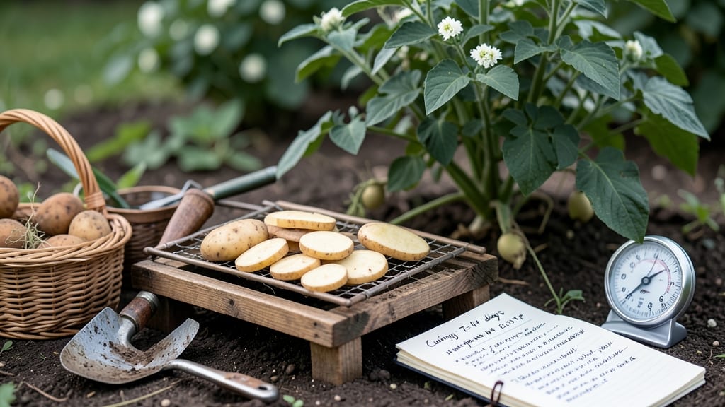 How Long to Cure Cut Seed Potatoes: Chitting Guide for Faster Sprouting