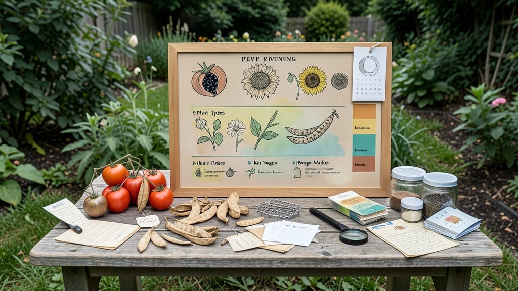 Seed Saving Chart: Twist-Free Viability Test & Storage Deadlines by Plant