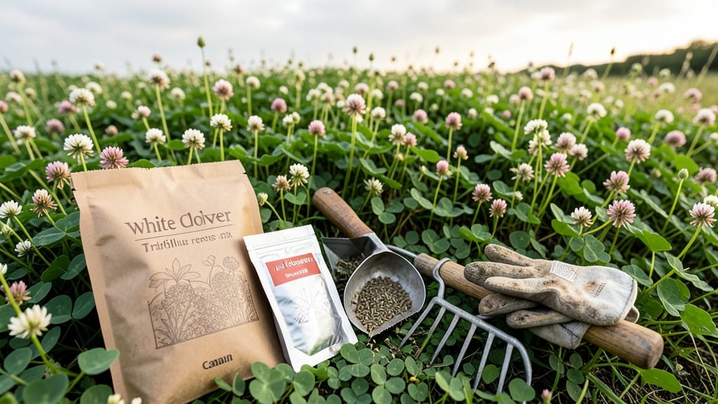 Clover Seed Mix for Lawn: Fast-Germinating Blend for Thick Green Coverage